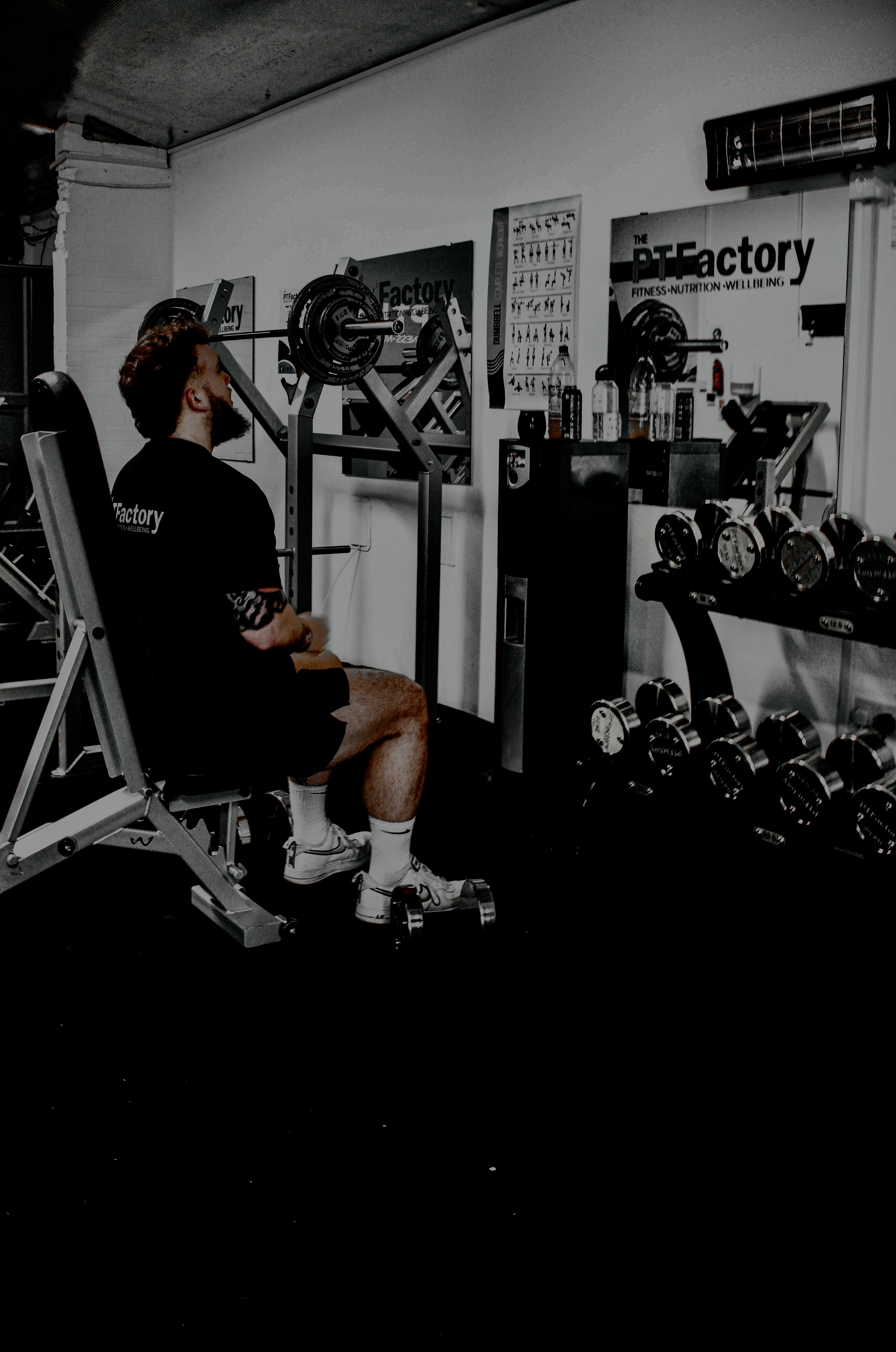 Kallum training at PT Factory, Denton Manchester